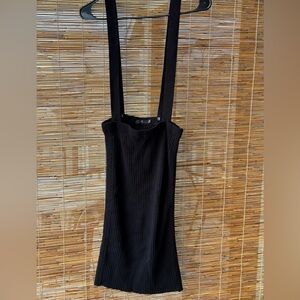 Retro Obey pinafore dress